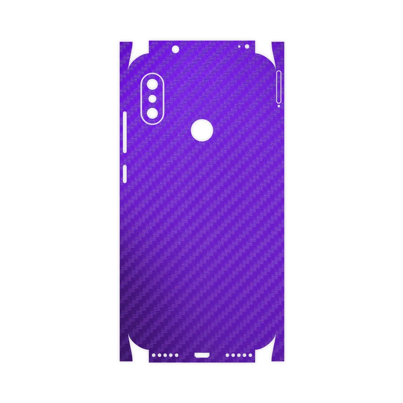 برچسب پوششی ماهوت مدل Purple-Fiber-FullSkin مناسب برای گوشی موبایل شیائومی Redmi Note 6 Pro