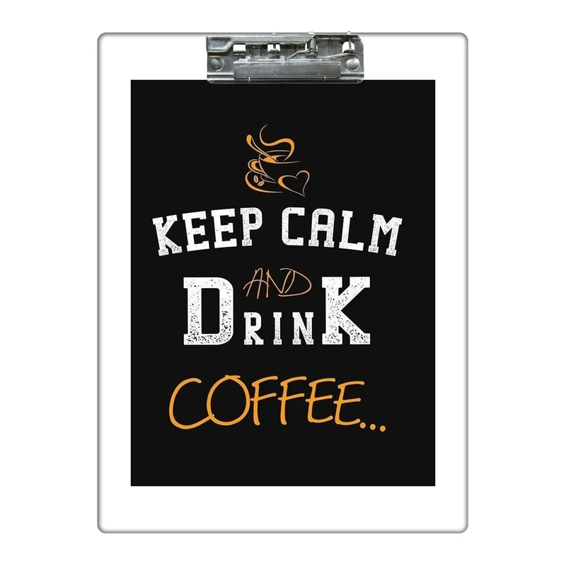 تخته شاسی طرح حرف نزن و قهوه ات را بنوش کد  6304910 سایز A4