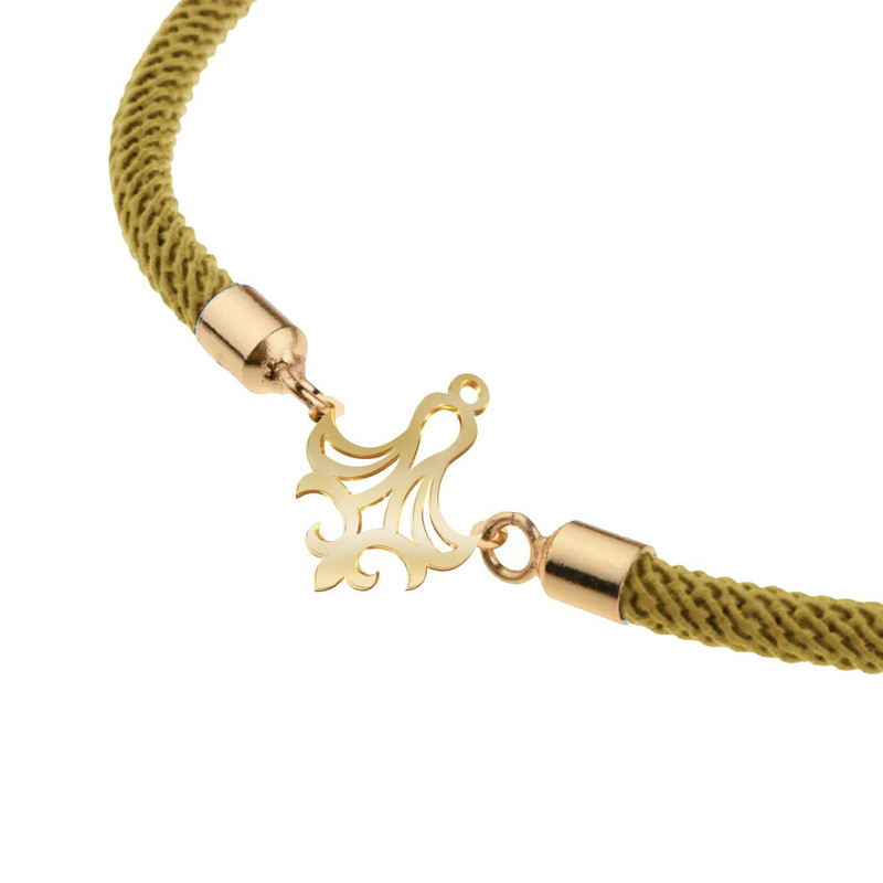 دستبند طلا 18 عیار زنانه مدوپد مدل اسلیمی کد D14-10623