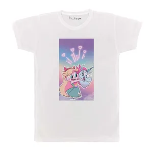 تی شرت بچگانه پرمانه طرح Star vs the Forces of Evil کد pmt.2850