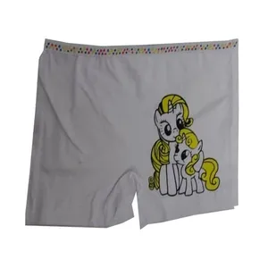 شورت دخترانه طرح اسب رنگ سفید