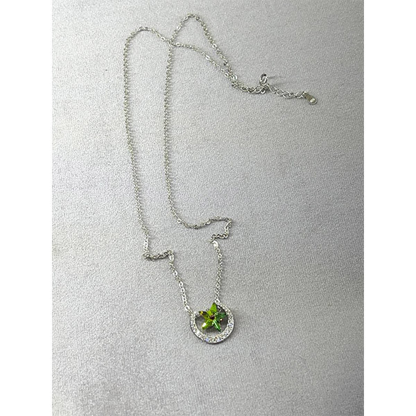 گردنبند نقره زنانه سواروسکی مدل ماه و ستاره کد 3270