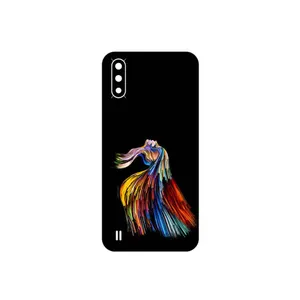 MAHOOT Rainbow Hair Digital Art Cover Sticker for Samsung Galaxy A01