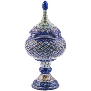 شکلات خوری مسی میناکاری شده اثر شیرازی طرح 1 سایز کوچک