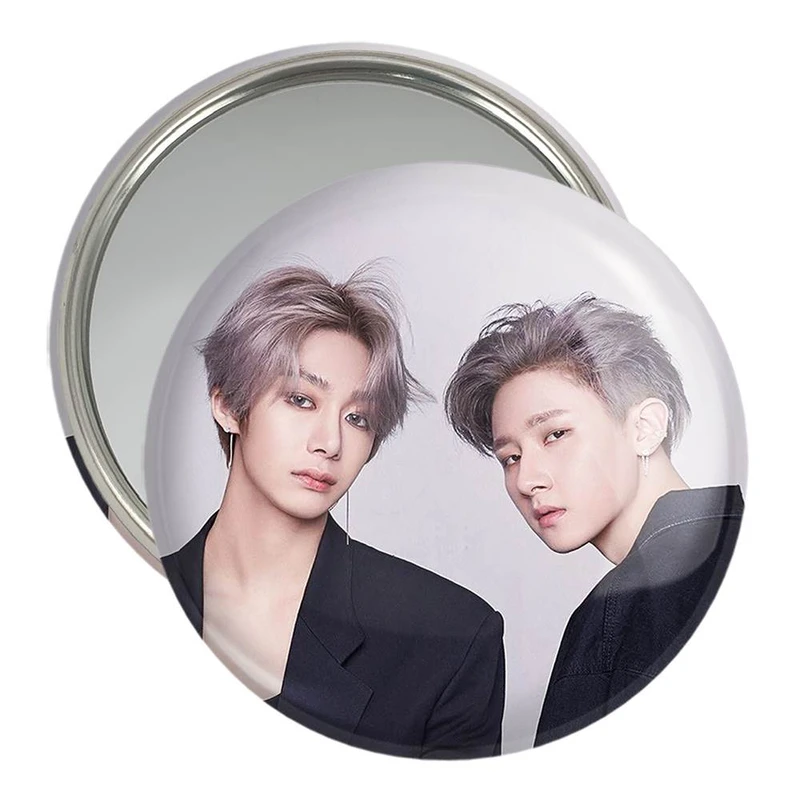 آینه جیبی خندالو مدل آی ام و هیونگ وون گروه مانستا اکس MONSTA X  کد 12268
