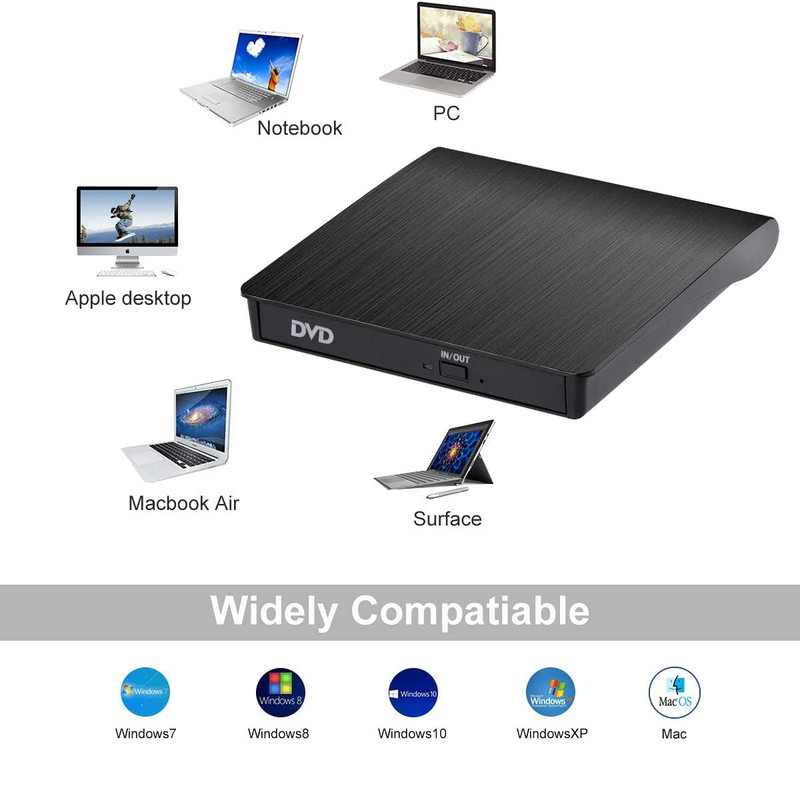 درایو DVD اکسترنال کوکوپا مدل Pop-Up Mobile BT638