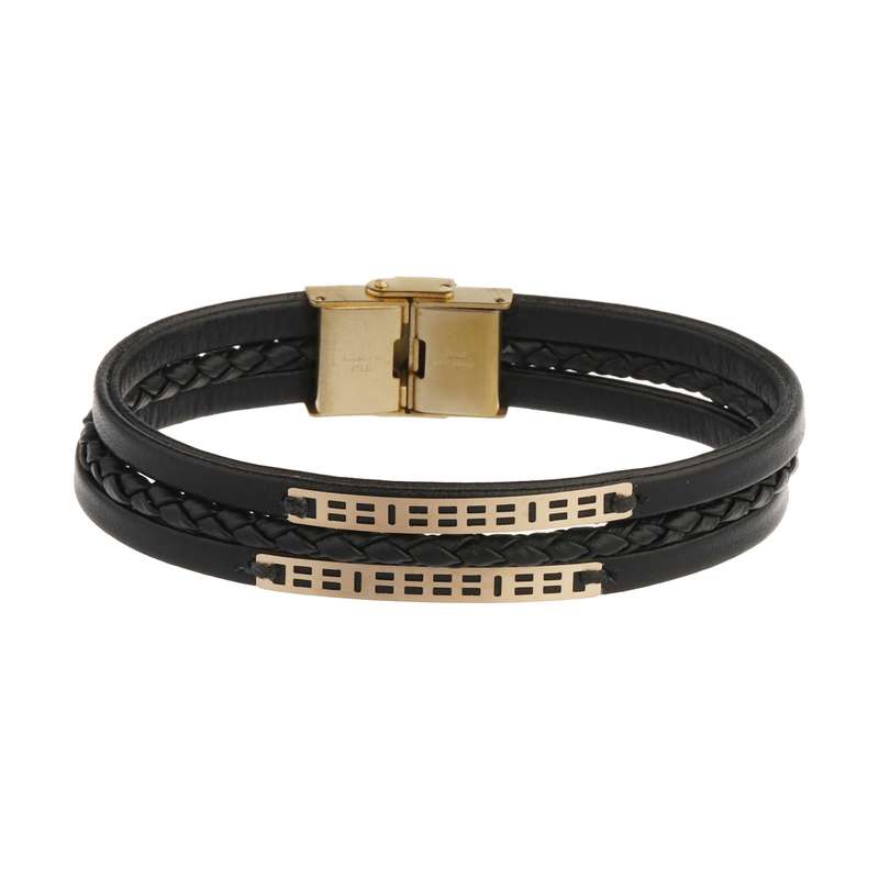دستبند طلا 18 عیار مردانه مایا ماهک مدل MB1268