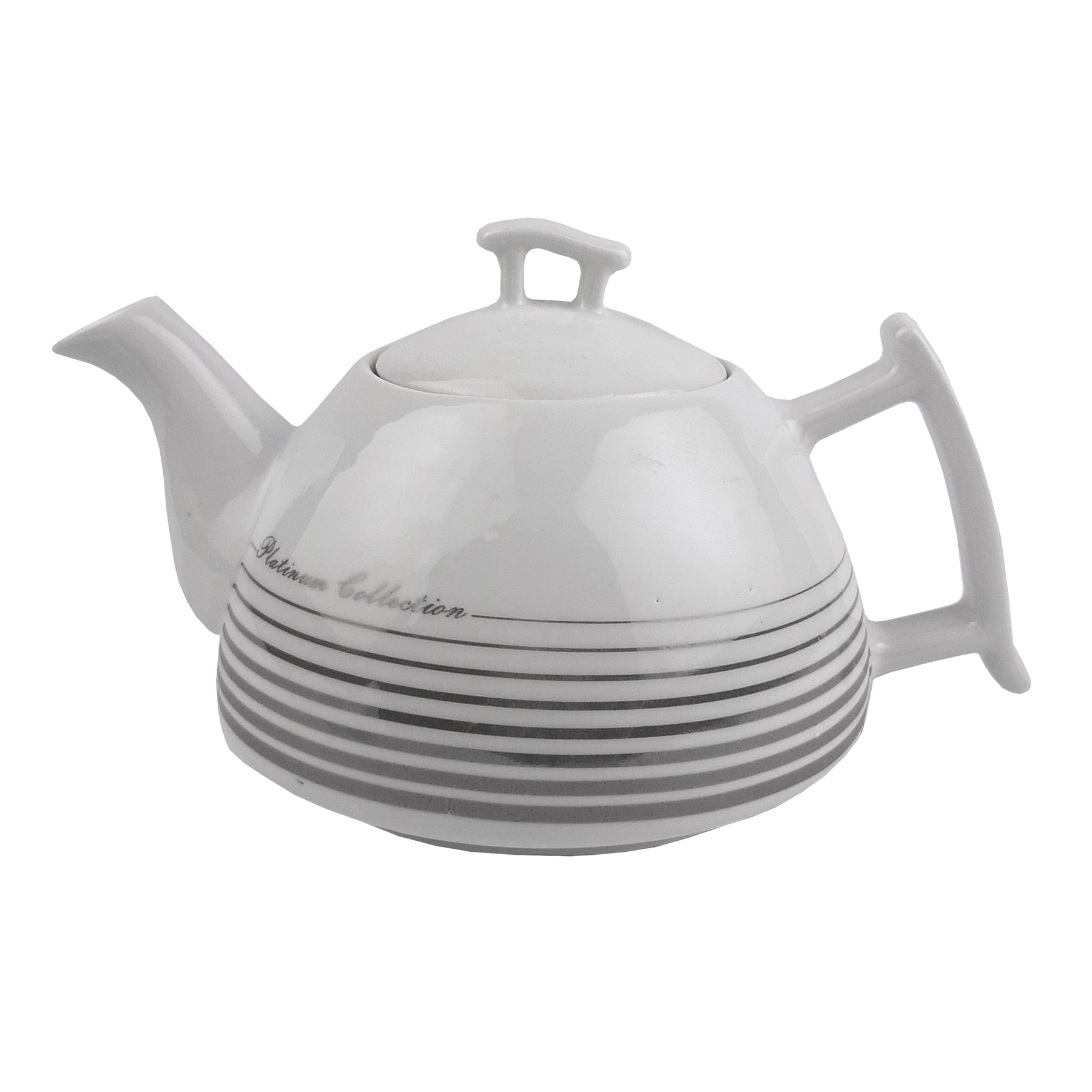 قوری منوچهر چینی مدل کف پهن کد 902