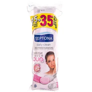 پد آرایشی سپتونا مدل Sensitive Touch DUO  بسته 80 عددی