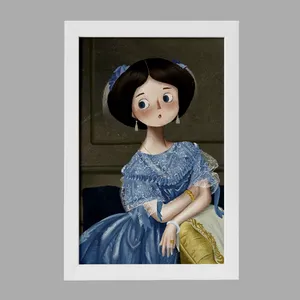 تابلو خندالو مدل پرنسس دو بروی کد 23365