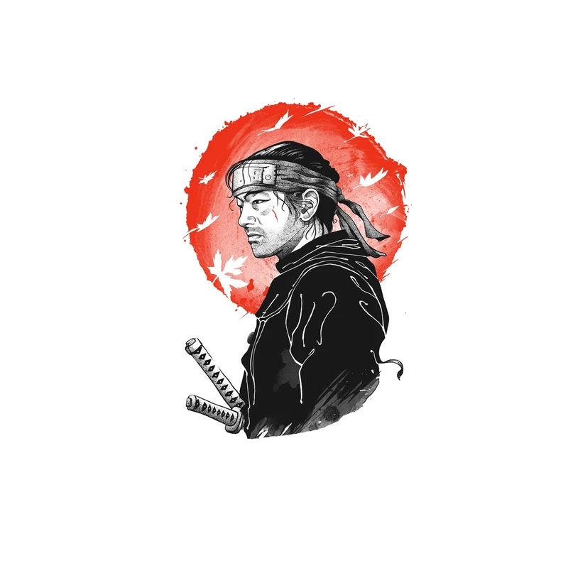 استیکر لپ تاپ و موبایل مدل بازی طرح شبح تسوشیما Ghost of Tsushima کد 4183