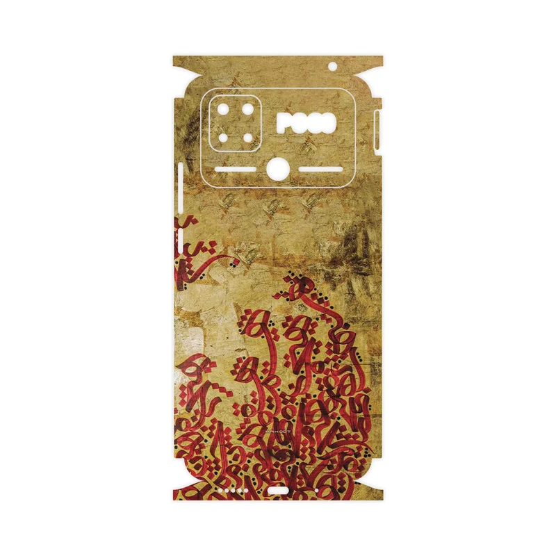 برچسب پوششی ماهوت مدل Nastaliq_5-FullSkin مناسب برای گوشی موبایل شیائومی Poco C40