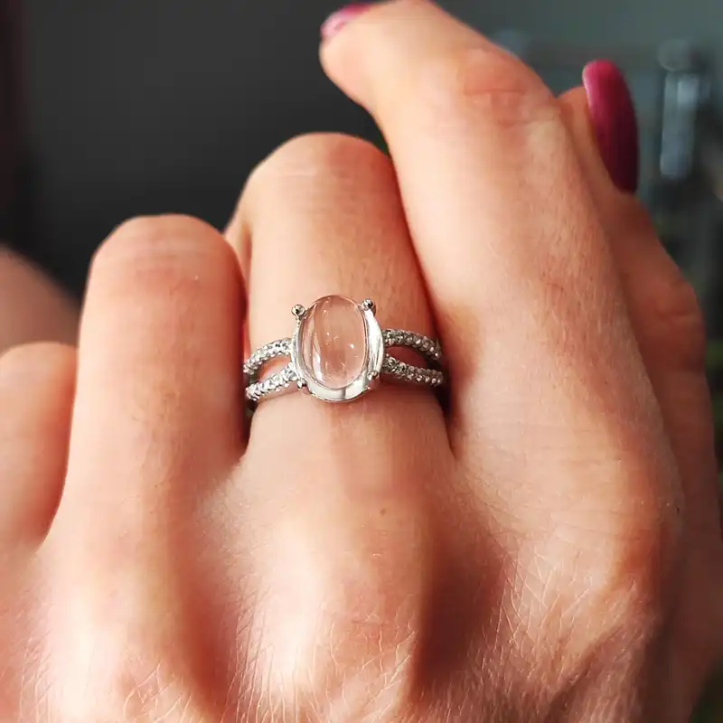 انگشتر نقره زنانه مدل عقیق در نجف DW7019