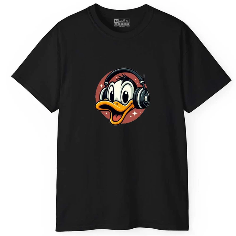 تی شرت آستین کوتاه مردانه پاد آفرین مدل اردک کد 0602