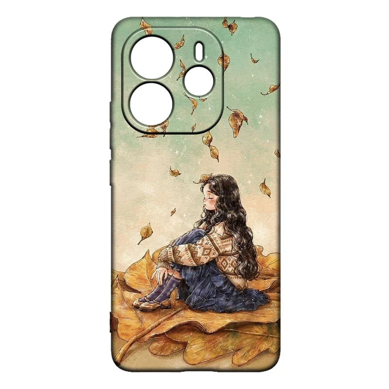 کاور طرح دخترانه کد 66 مناسب برای گوشی موبایل شیائومی Redmi Note 14 4G