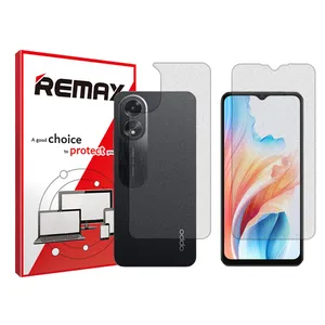 Remax Resistant model matte screen protector suitable for the Oppo A38 mobile phone along with the back of the phone protector 