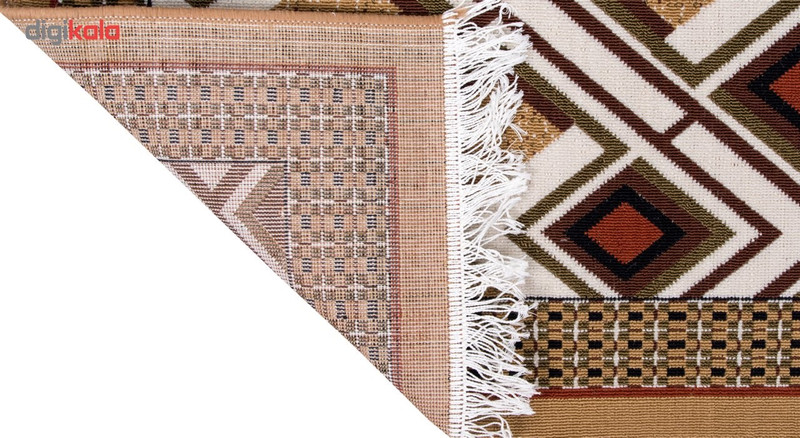 گلیم ماشینی دنیای فرش کاشان طرح سرامیک