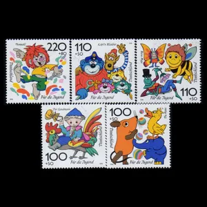 تمبر یادگاری مدل خارجی مجموعه کامل 5 عددی 