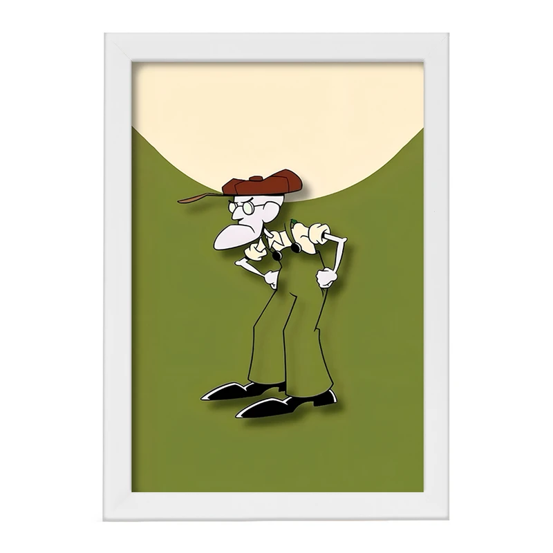 تابلو خندالو مدل شجاعت سگ ترسو (Courage the Cowardly Dog) کد F10806