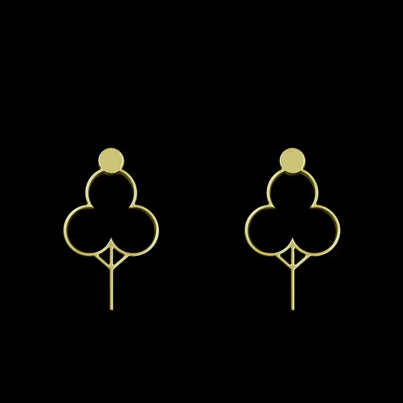 گوشواره طلا 18 عیار زنانه مدوپد مدل درخت کد GA1-15781