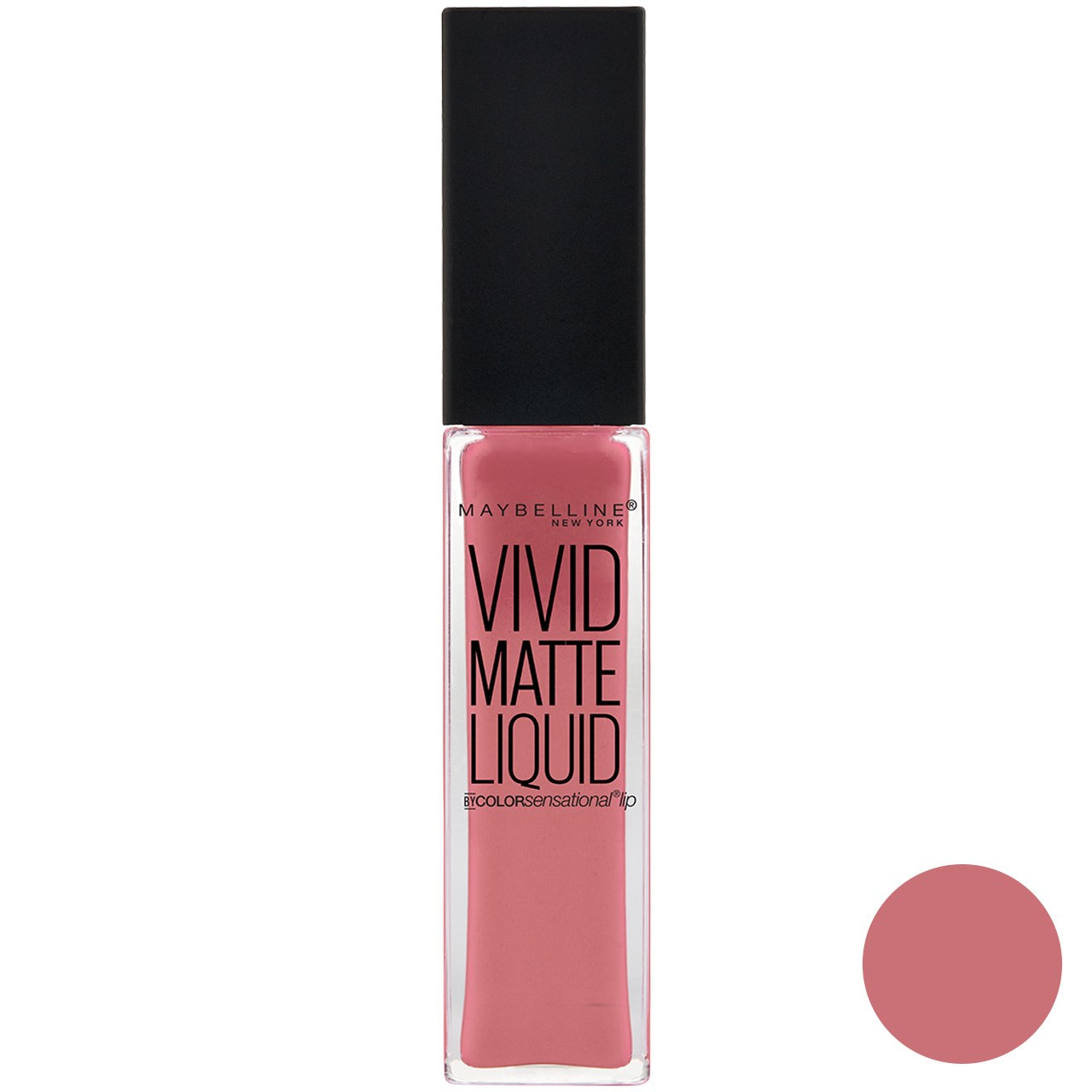 رژ لب مایع میبلین سری Vivid Matte مدل Nu Flush شماره 05