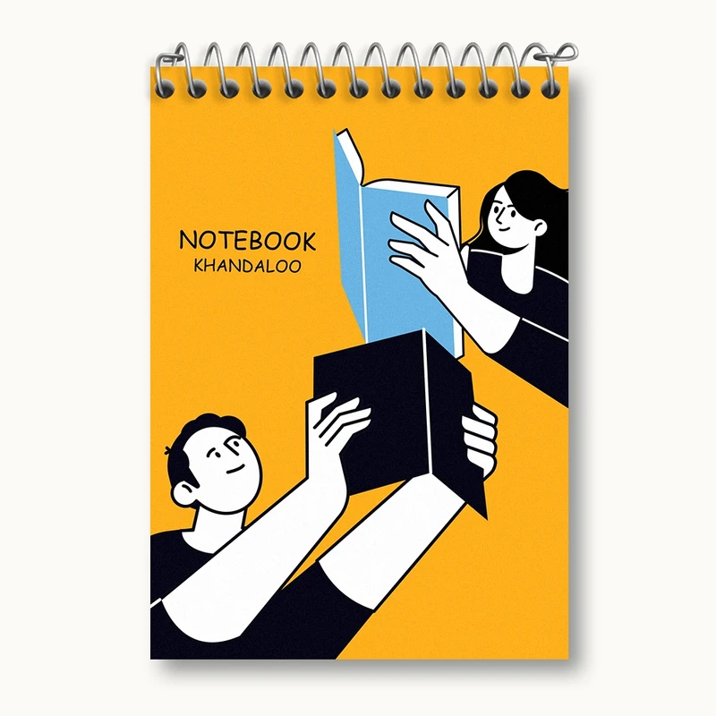 دفتر یادداشت 50 برگ خندالو مدل مطالعه کد N671