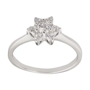 انگشتر نقره زنانه گالری رویتال مدل 105-7