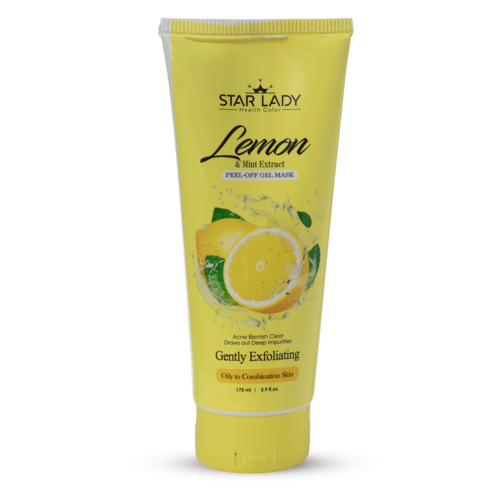 ژل ماسک صورت استارلیدی مدل ضد جوش لیمو و نعنا حجم 175 میلی لیتر