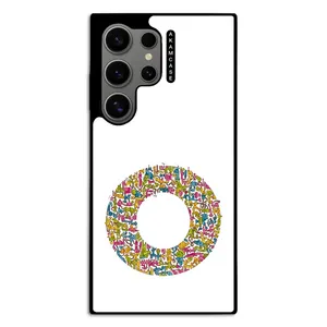 AKAM AMC-WSGS24U-ALPHADOODLEBET-15 Cover For Samsung Galaxy S24 Ultra