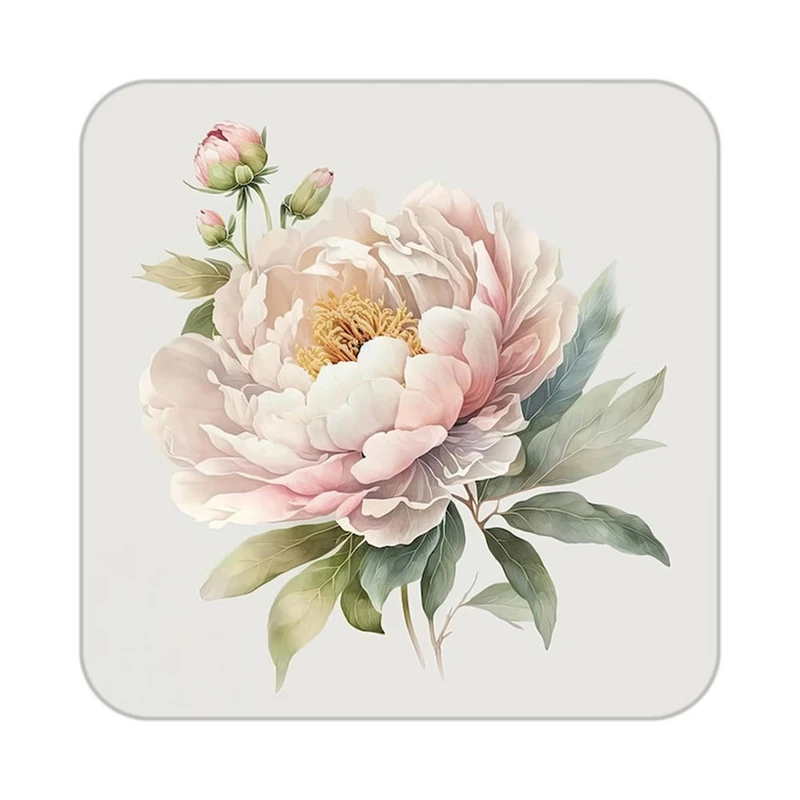 زیر لیوانی کاکتی طرح گل مدل mp19609