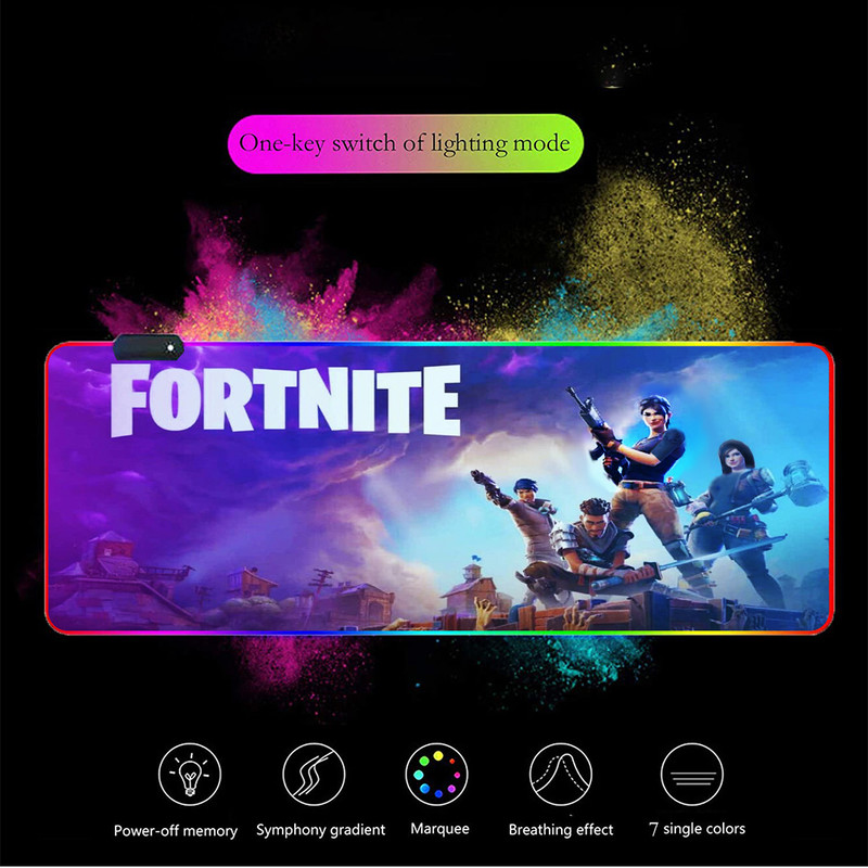 ماوس پد مخصوص بازی مدل RGB-FORT 2