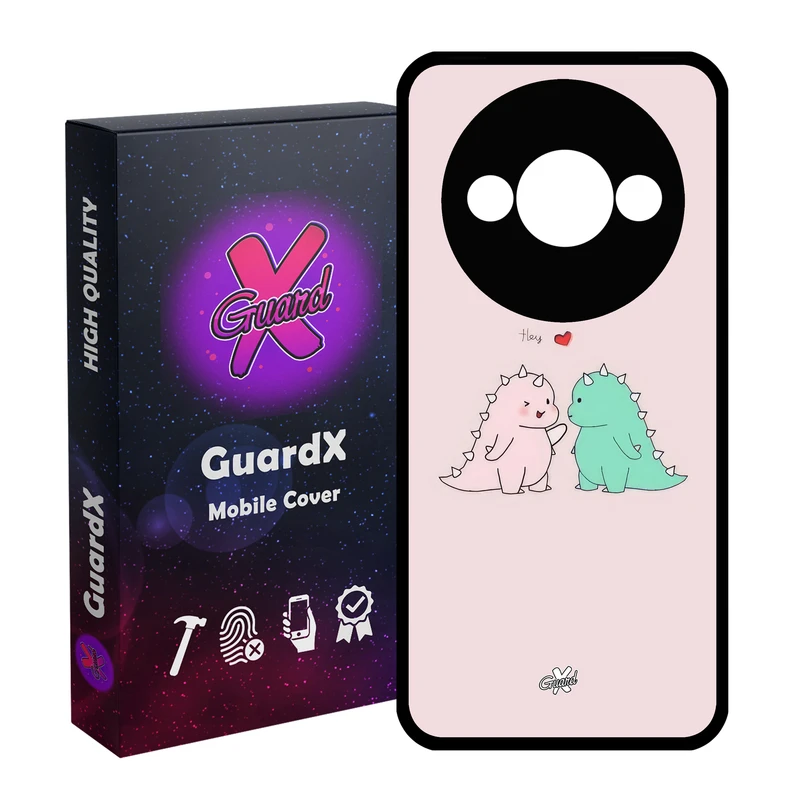 کاور گارد ایکس طرح عشق مدل قاب Glass10653 مناسب برای گوشی موبایل شیائومی Redmi A3 4G/ A3X 4G/ Poco C61