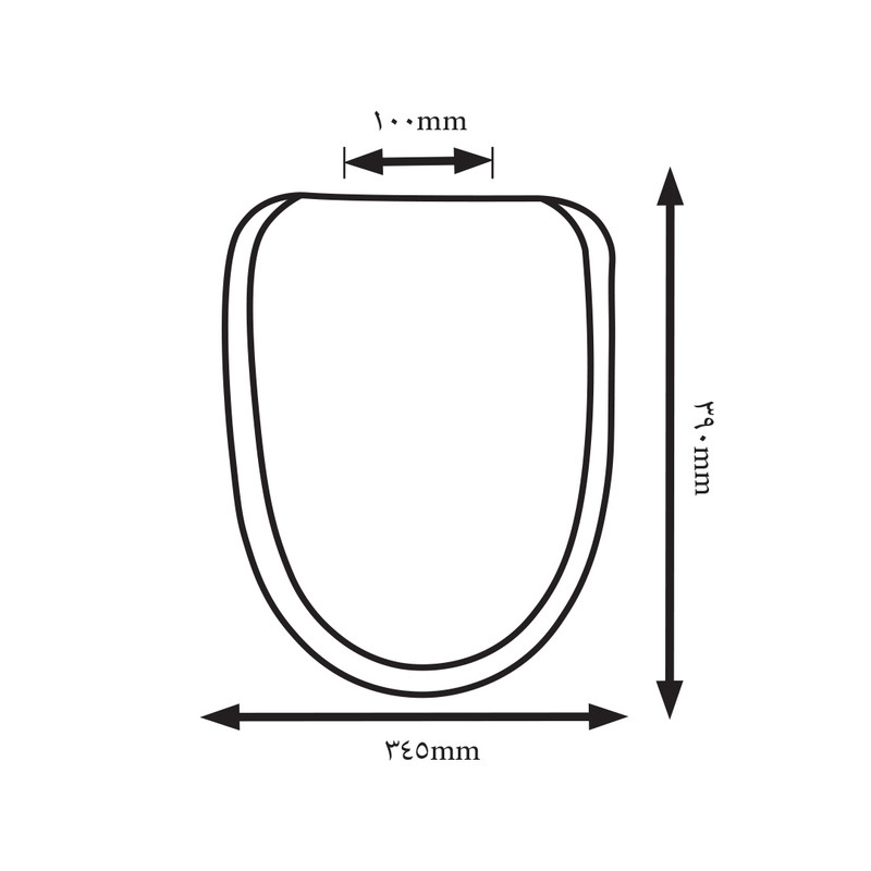 در توالت فرنگی مدل پاول
