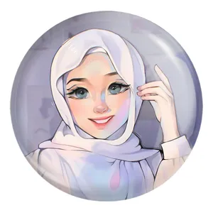 پیکسل خندالو طرح دخترانه باحجاب کد 26018 مدل بزرگ