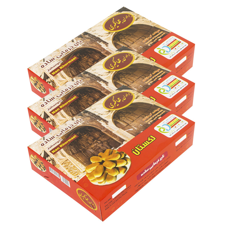 نان خرمایی لقمه ای لکستان - 600 گرم مجموعه 3 عددی