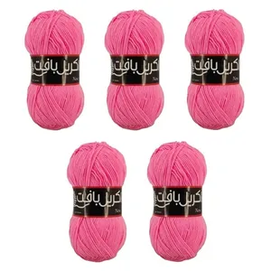 کاموا اکریل بافت مدل SK-100 بسته 5 عددی 
