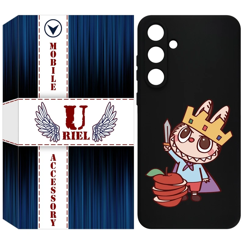 کاور یوریل مدل KSH کد 120 طرح عروسک لبوبو مناسب برای گوشی موبایل سامسونگ Galaxy A35