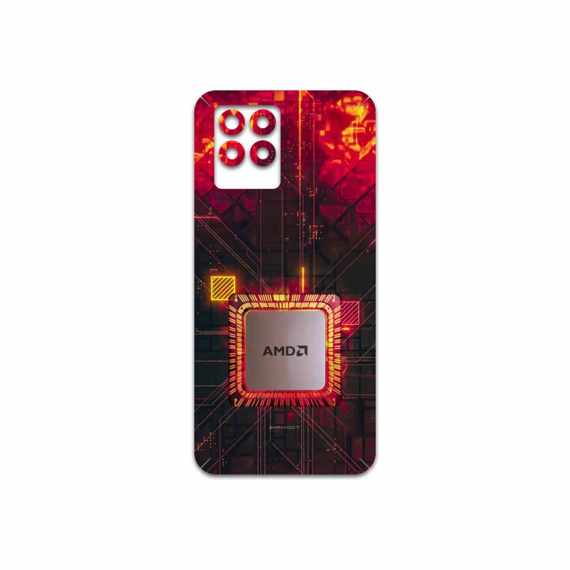برچسب پوششی ماهوت مدل AMD-Brand مناسب برای گوشی موبایل ریلمی 8 Pro