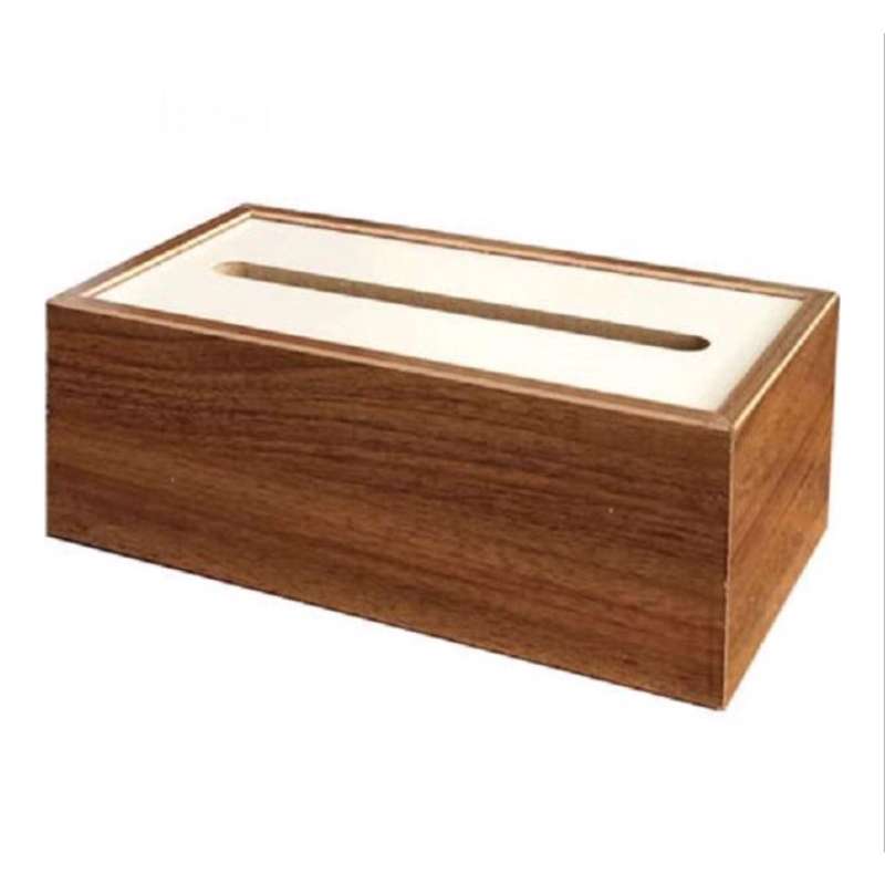 جعبه دستمال کاغذی رایکا مدل چوبی