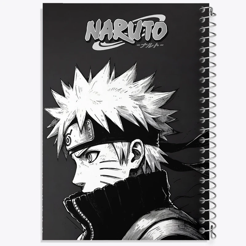 دفتر شطرنجی 50 برگ خندالو طرح انیمه ناروتو (Naruto) کد F5582