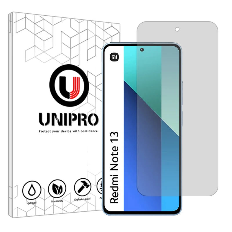 محافظ صفحه نمایش شفاف یونی پرو مدل Explosion Proof مناسب برای گوشی موبایل شیائومی Redmi Note 13 4G