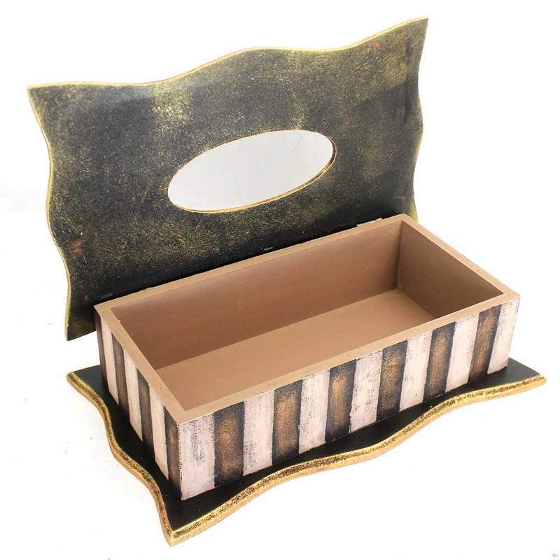 ست سطل و جای دستمال کاغذی طرح مکنزی کد apa-3
