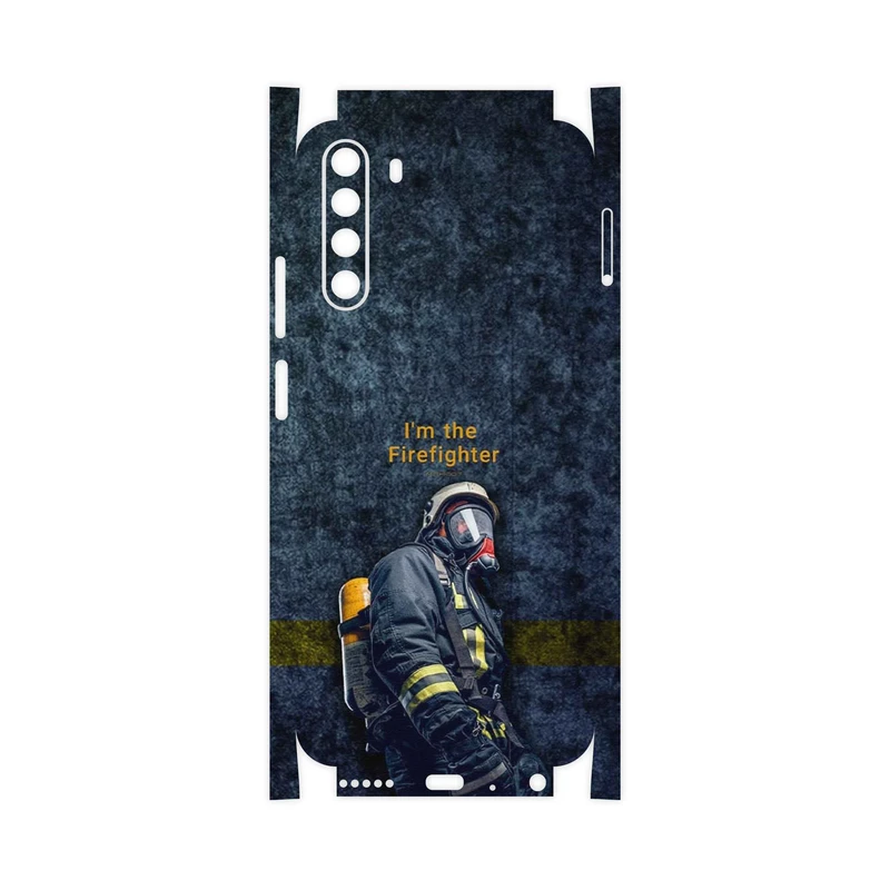 برچسب پوششی ماهوت مدل Firefighter-FullSkin مناسب برای گوشی موبایل جی پلاس X10