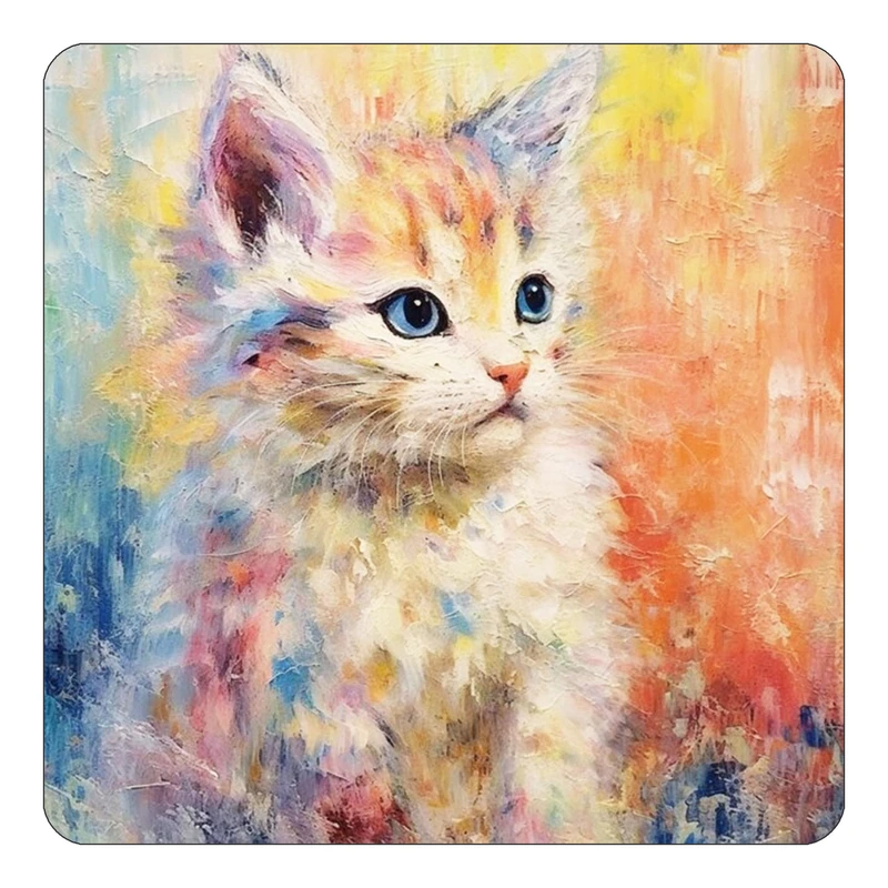 مگنت کاکتی طرح نقاشی رنگ روغن مدل mp72744