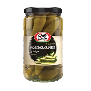 خیارشور درشت نمکی درجه یک چین چین - 670 گرم