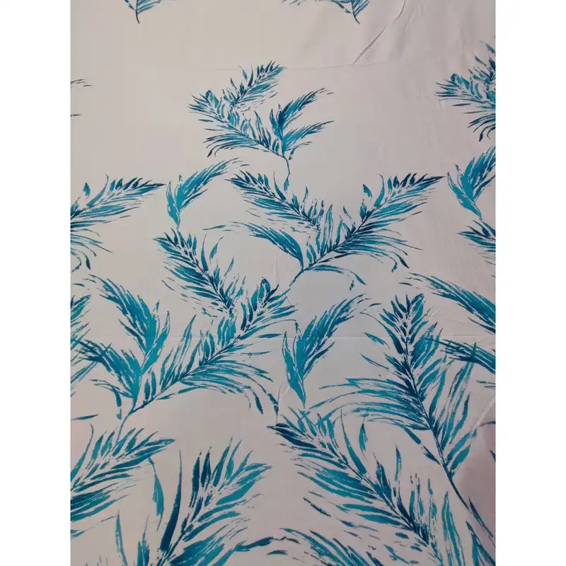 پارچه پرده طرح گل پر