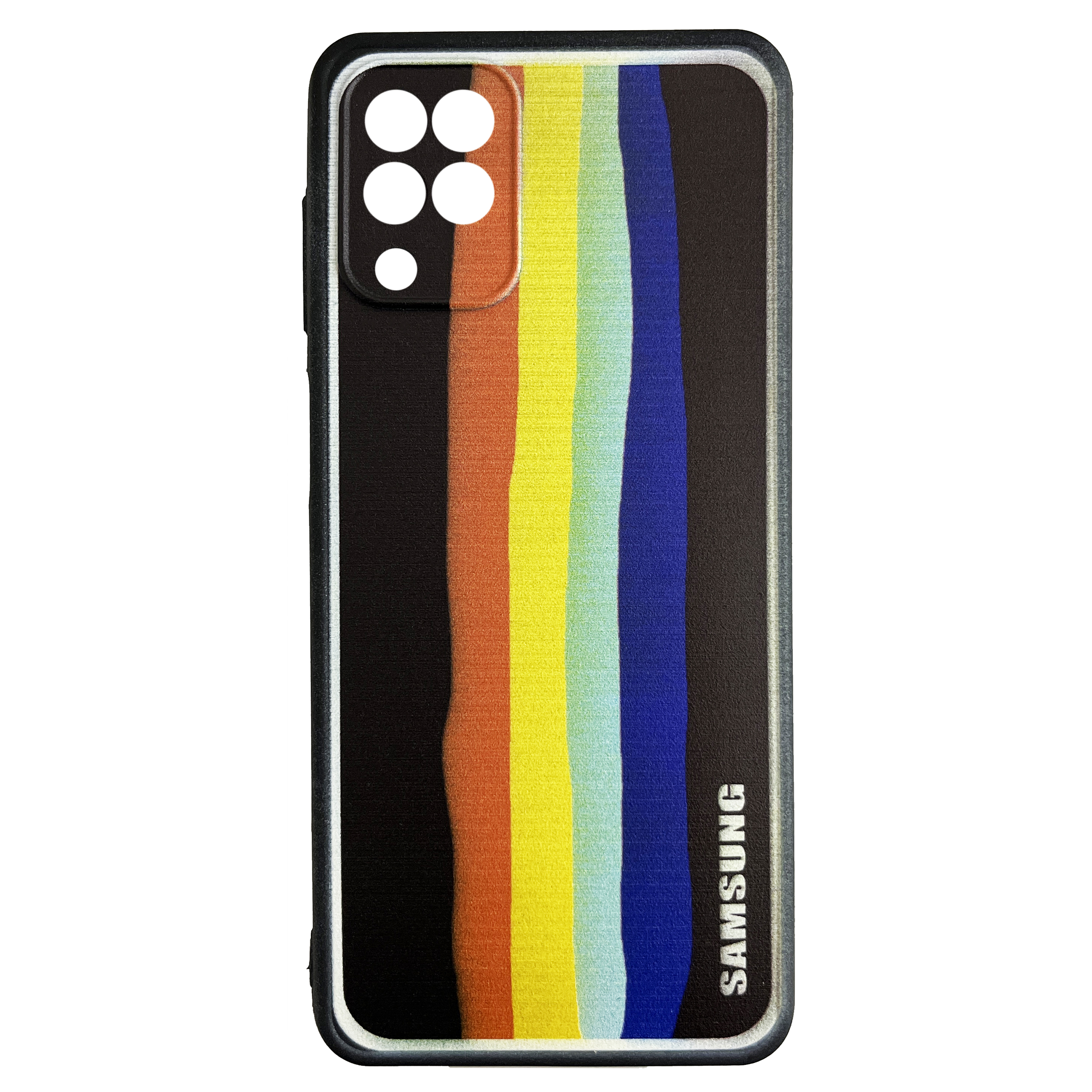 کاور طرح رنگین کمانی مدل RNG-02 مناسب برای گوشی موبایل سامسونگ Galaxy A12