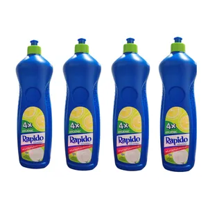 مایع ظرفشویی راپیدو مدل hygienic با رایحه لیمو - 1000 گرم بسته 4 عددی