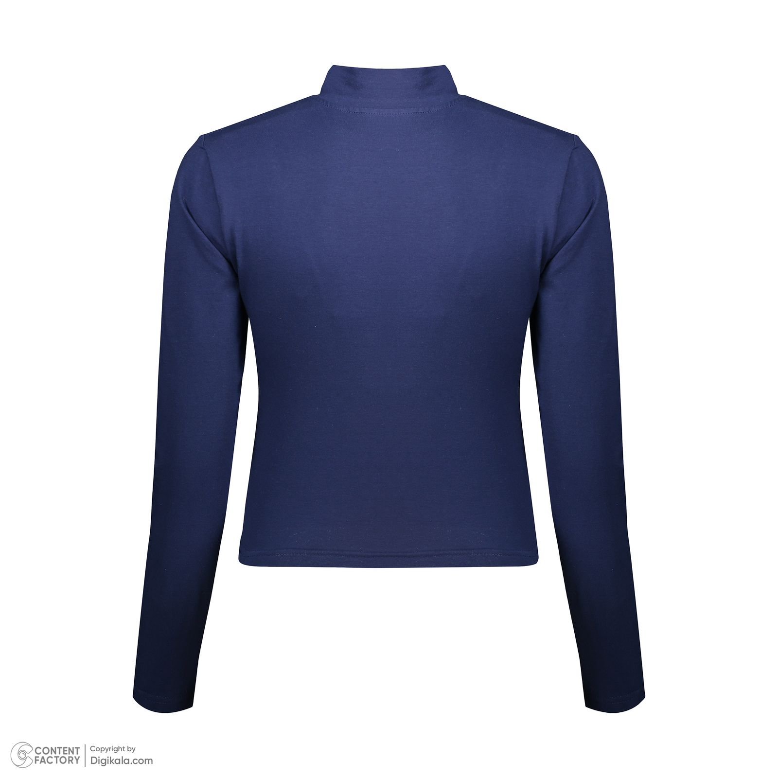 کراپ‌ تی‌شرت آستین بلند زنانه کانتکس مدل 201 -  - 4