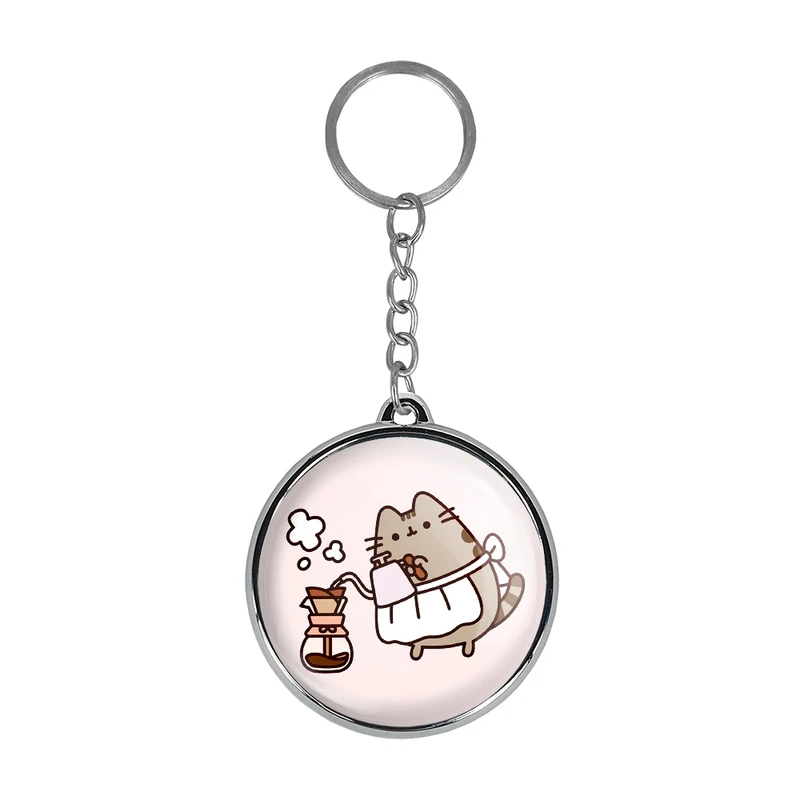 جاکلیدی خندالو طرح کافی شاپ قهوه مدل دوطرفه کد 2751727518